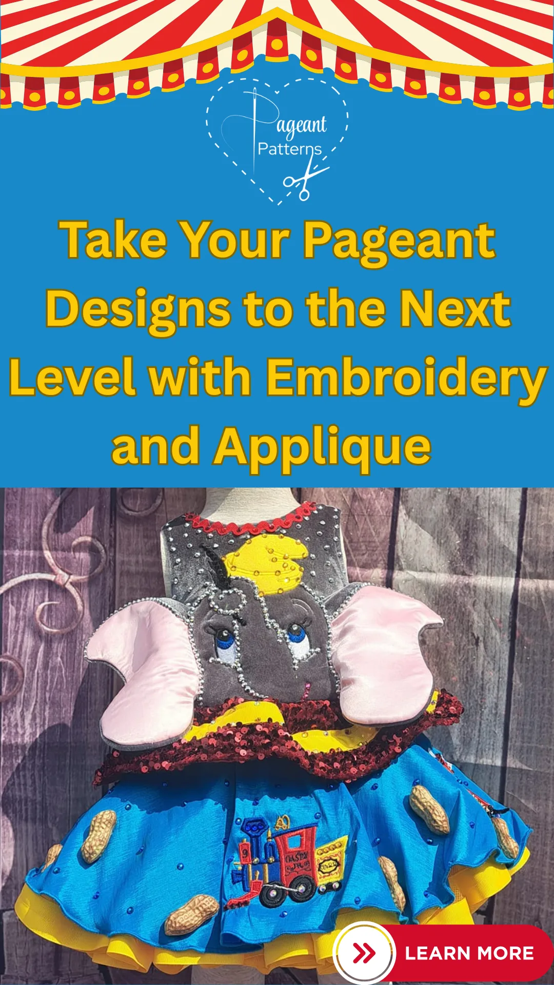 Learn to embroider your pageant wear